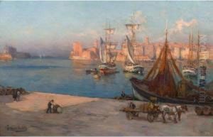 :linterieur Du Port De Marseille by Joseph Garibaldi