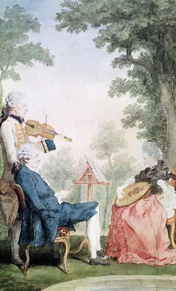 Monsieur and Mademoiselle de Croismare - view 1