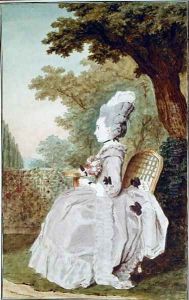 Madame de Boisandre, wife of a horseman to the Duke of Orleans, c.1780 by Louis Carrogis Carmontelle
