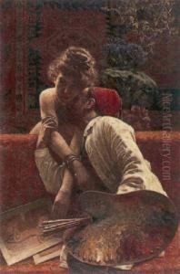 The Painter And His Muse by Angelo Garino