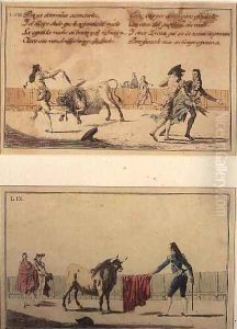 The Bullfight by Louis Carrogis Carmontelle