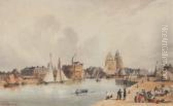 Shipping On The Amstel River - view 1