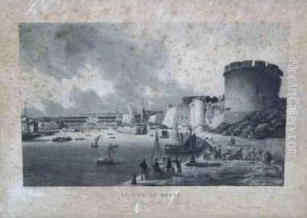 Premiere Vue De Brest Prise De La Petite Rad - view 1