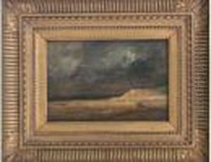Falaise Sous L'orage by Ambroise-Louis Garneray
