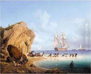 L Garneray by Ambroise-Louis Garneray