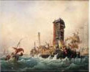 La Tempete by Ambroise-Louis Garneray