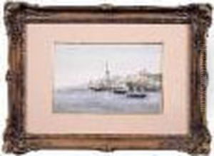 Vue Du Port De Genes
