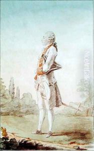 Louis-Philippe Comte de Durfort, Colonel du Regiment de Chartres-Infanterie, c.1759 by Louis Carrogis Carmontelle