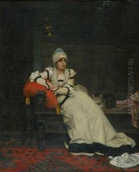 Woman On A Daybed - view 1