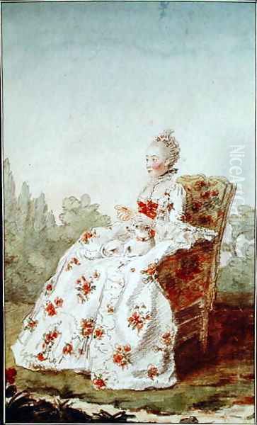 Madame de Boisandre, wife of the commandant of the hunt of the Duke of Orleans, c.1761 - view 1