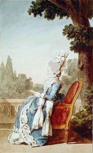The Princess of Hesse-Darmstadt (d.1818) 1780 by Louis Carrogis Carmontelle