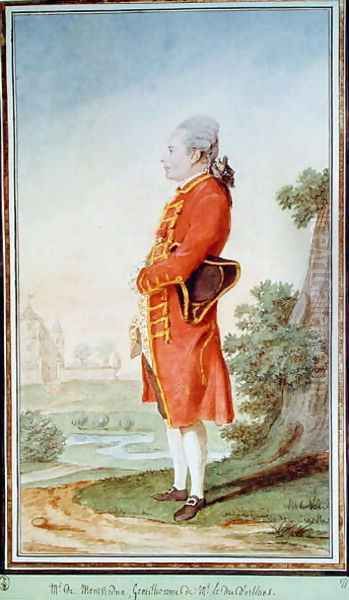 Gaspard-Claude de Fleurieu, Sieur de Montverdun, servant to the Duke of Orleans, 1770 - view 1
