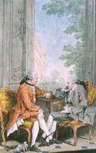 M. de Saint Mars and M. de Bellisle by Louis Carrogis Carmontelle