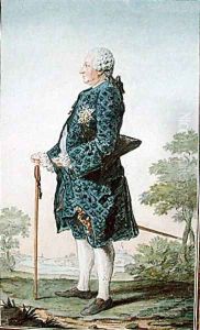 Jean-Baptiste Waquette de Gribeauval (1715-89) by Louis Carrogis Carmontelle