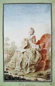 The Marquise d'Auxy by Louis Carrogis Carmontelle