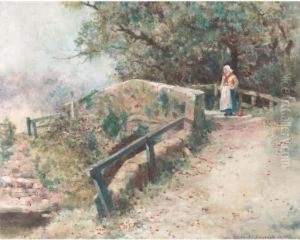 Neath The Shade Of The Whispering Trees by Oswald Garside