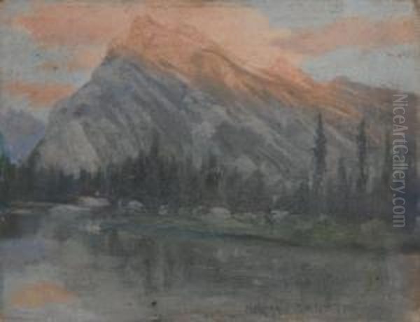 Sunlit Mountain Top - view 1