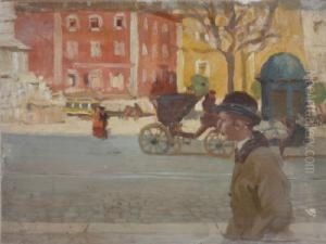 French Street. by Norman Garstin