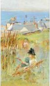 Newlyn From 'the Meadow' by Norman Garstin