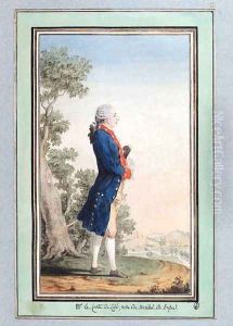 Hyacinthe-Hugues-Timoleon (1746-1813) Count of Cosse by Louis Carrogis Carmontelle