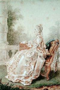 Unknown Lady, c.1762 by Louis Carrogis Carmontelle