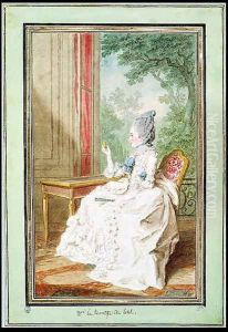 Viscountess of Laval, 1770 by Louis Carrogis Carmontelle