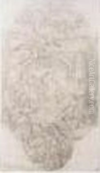 Design For A Ceiling Decoration: Christ On The Road To Calvary - view 1