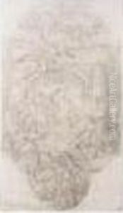 Design For A Ceiling Decoration: Christ On The Road To Calvary by Luigi Garzi