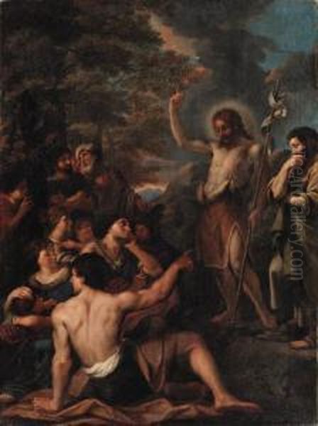 Saint John The Baptist Preaching To The Multitude - view 1