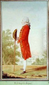 Louis-Hugues, Marquis de Lusignan, c.1764 by Louis Carrogis Carmontelle
