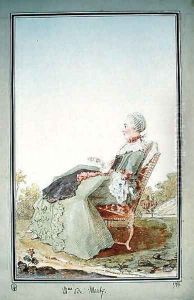 Madame de Marly, 1759 by Louis Carrogis Carmontelle