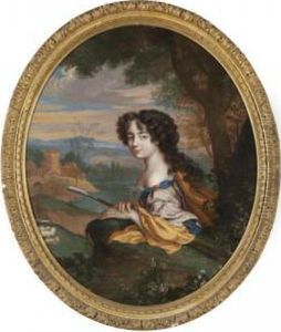 Portrait Of Jane 'jenny' Myddelton, Mrs May (1661-1740) As A Shepherdess