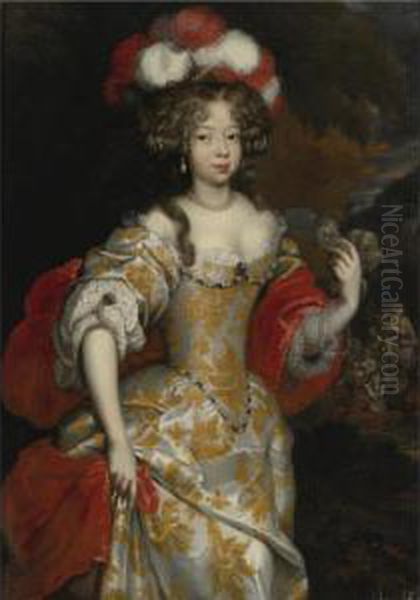 An Allegorical Portrait Of Hortense Mancini, Duchesse De Mazarin - view 1