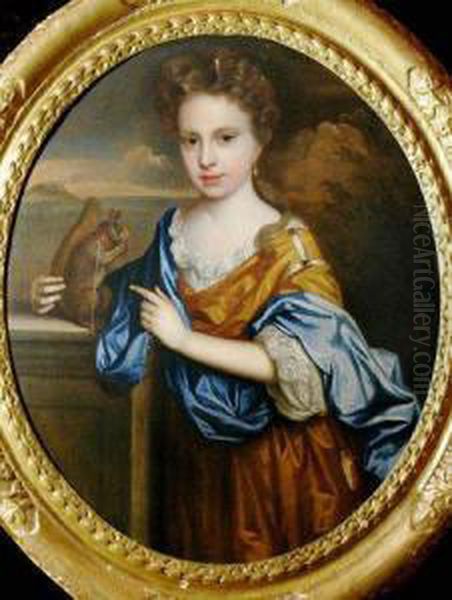 Portrait Of A Girl With Squirrel - view 1