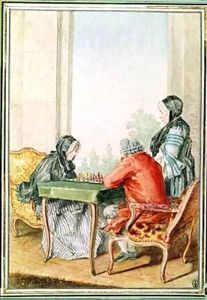 Madame dEsclavelles 1700 -1762 et Monsieur de Minant by Louis Carrogis Carmontelle