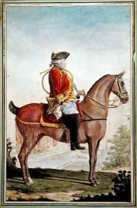 Louis Philippe (1725-85) Duke of Orleans in Hunting Costume by Louis Carrogis Carmontelle