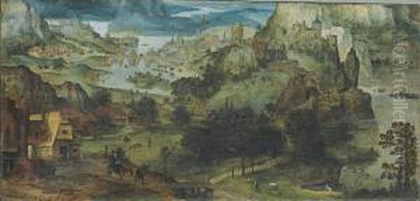 An Extensive Landscape With The Flight Into Egypt - view 1