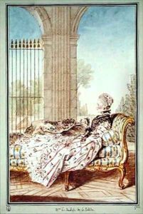 Anne Julie de Crussol dUzes Duchesse de la Valliere by Louis Carrogis Carmontelle