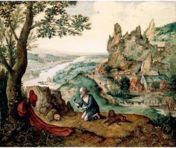 Landscape With The Penitent Saint Jerome - view 1