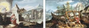 God Commanding Noah To Build The Ark; And The Building Of The Ark
