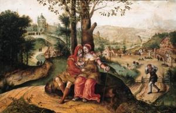 Judah And Tamar - view 1