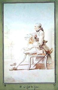 Louis Marie 1732-58 Le Comte de Gisors by Louis Carrogis Carmontelle
