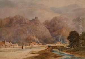 Cottages At The Foot Of Hills.