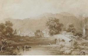 Keswick From Greta Bridge Keswick From Greta Bridge