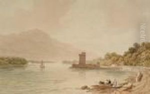 A Narrow Castle, County Down, Ireland by Henry G. Gastineau