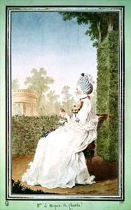Agnes Therese Mazade dArgeville Marquise de Chauvelin by Louis Carrogis Carmontelle