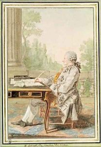 Alexis Claude Clairaut 1713-65 by Louis Carrogis Carmontelle