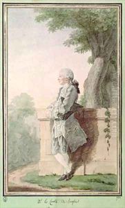 Charles Francois Comte de Broglie by Louis Carrogis Carmontelle