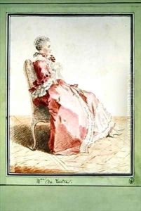 Madame du Tartre by Louis Carrogis Carmontelle