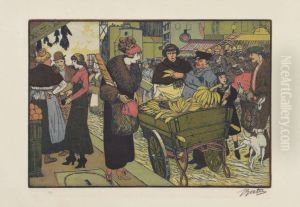 Scene De Marche by Pierre Gatier